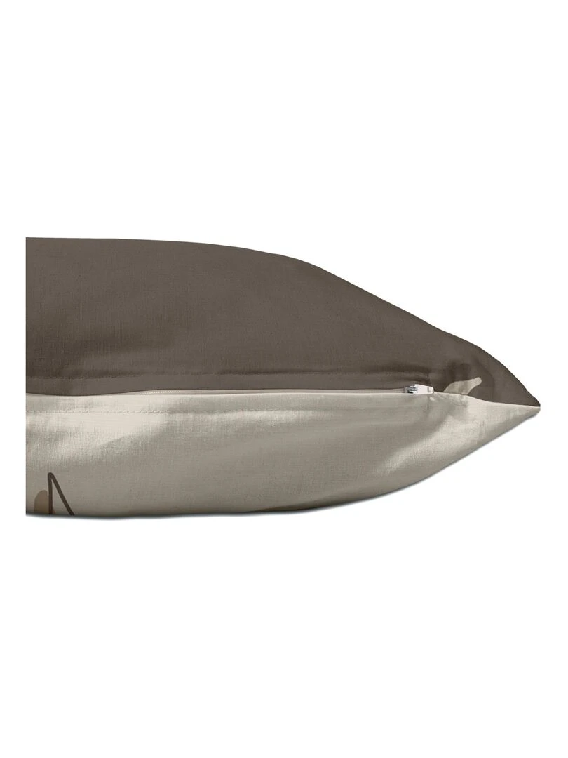 Housse de coussin Maple "Happyfriday"   Blanc