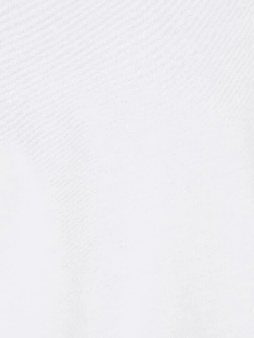 Tee shirt manches courtes en pur coton pima   Damart   Blanc