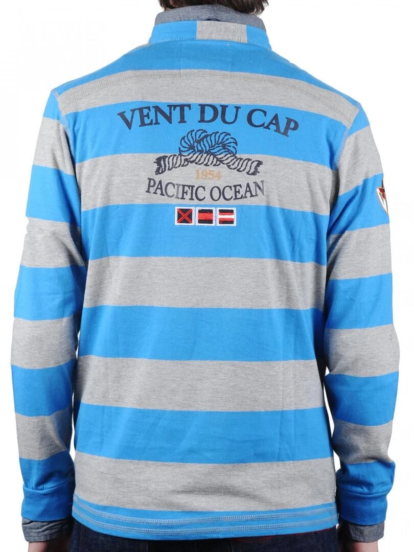 Polo manches longues homme CRASTY VENT DU CAP Bleu