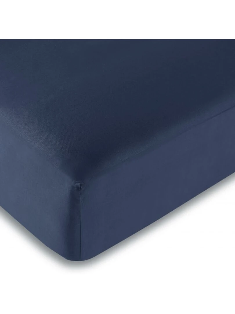 Univers Decor Drap Housse Toutes Dimensions 100% Coton/57 Fils/cm² Bleu marine