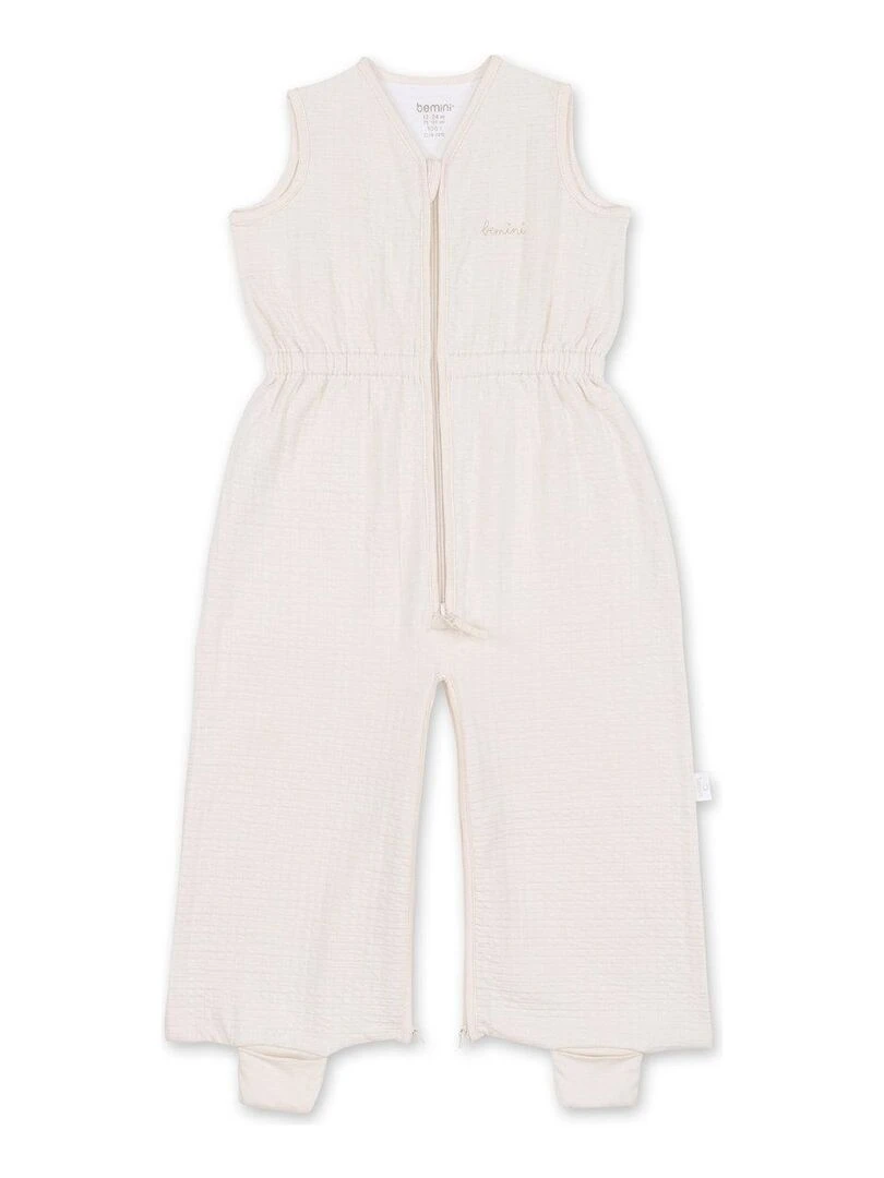 Bemini Gigoteuse jambes séparables Tetra Jersey Blanc cassé