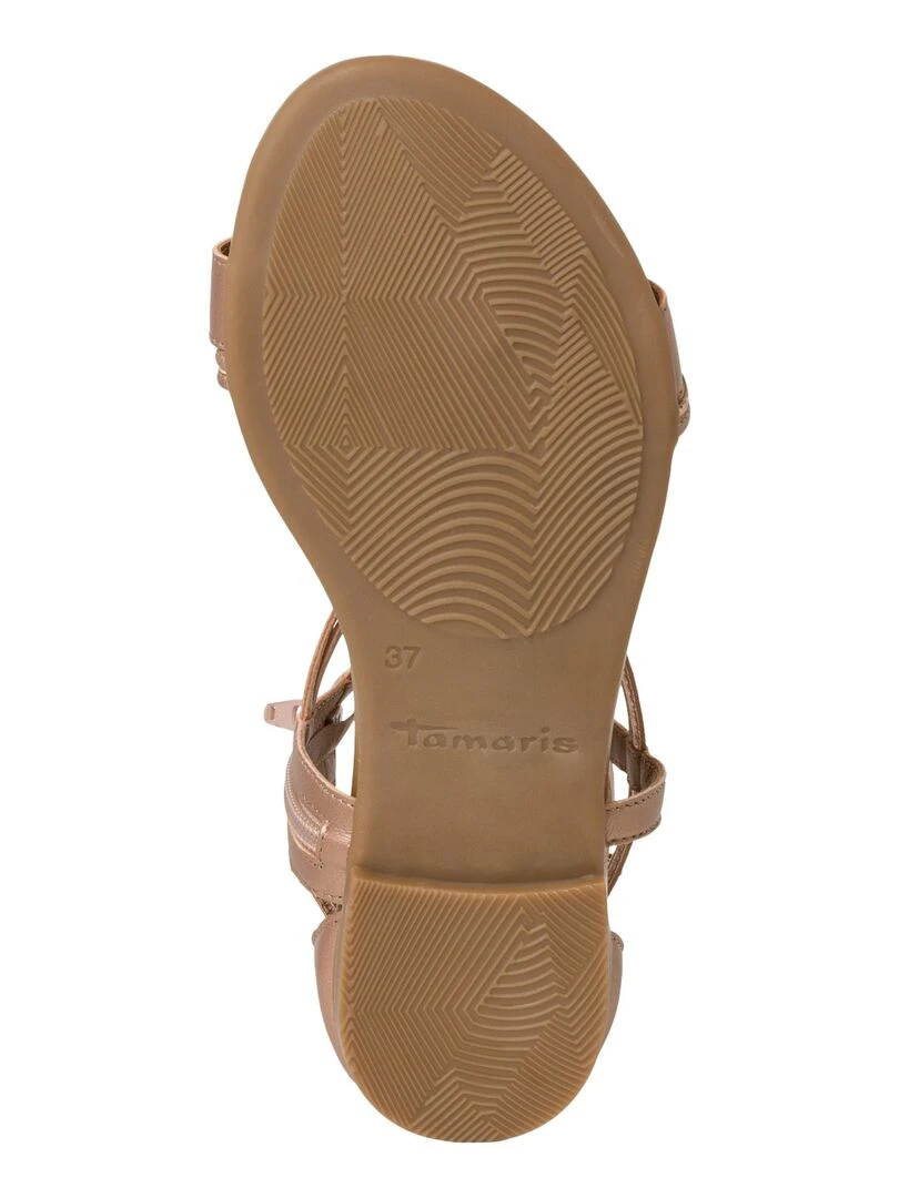Sandales Cuir Tamaris Touch It   Rose