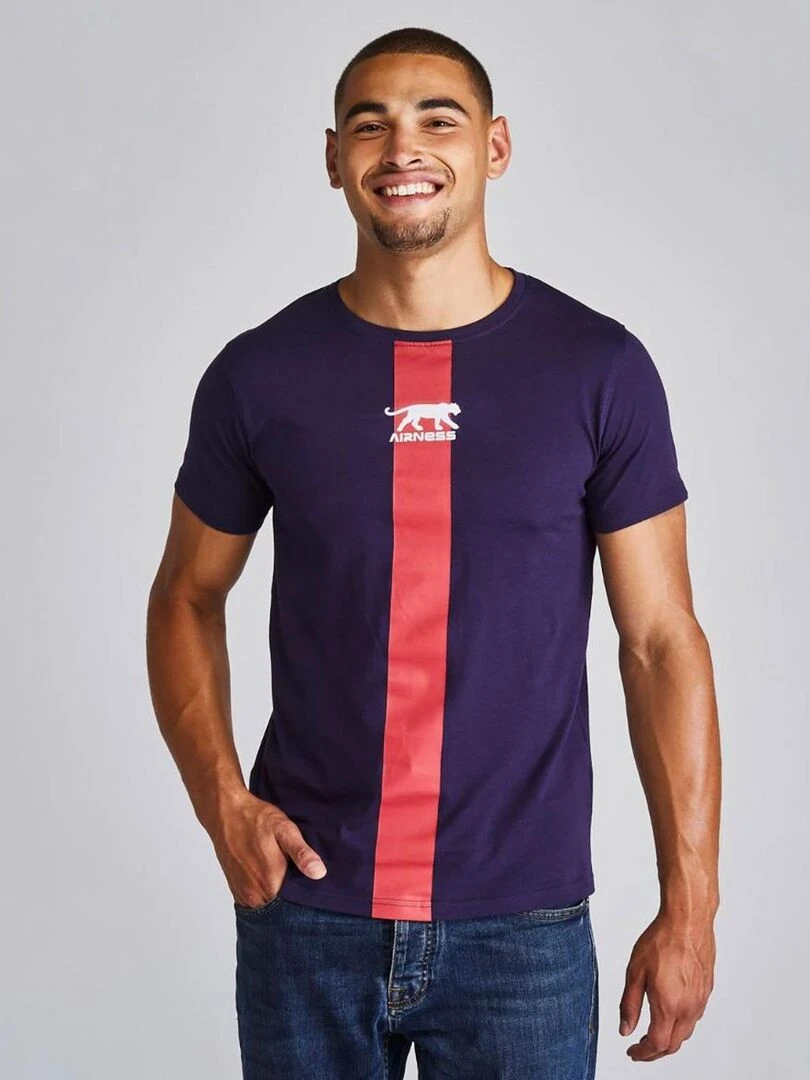 TEE SHIRT PRINCE Airness Bleu marine