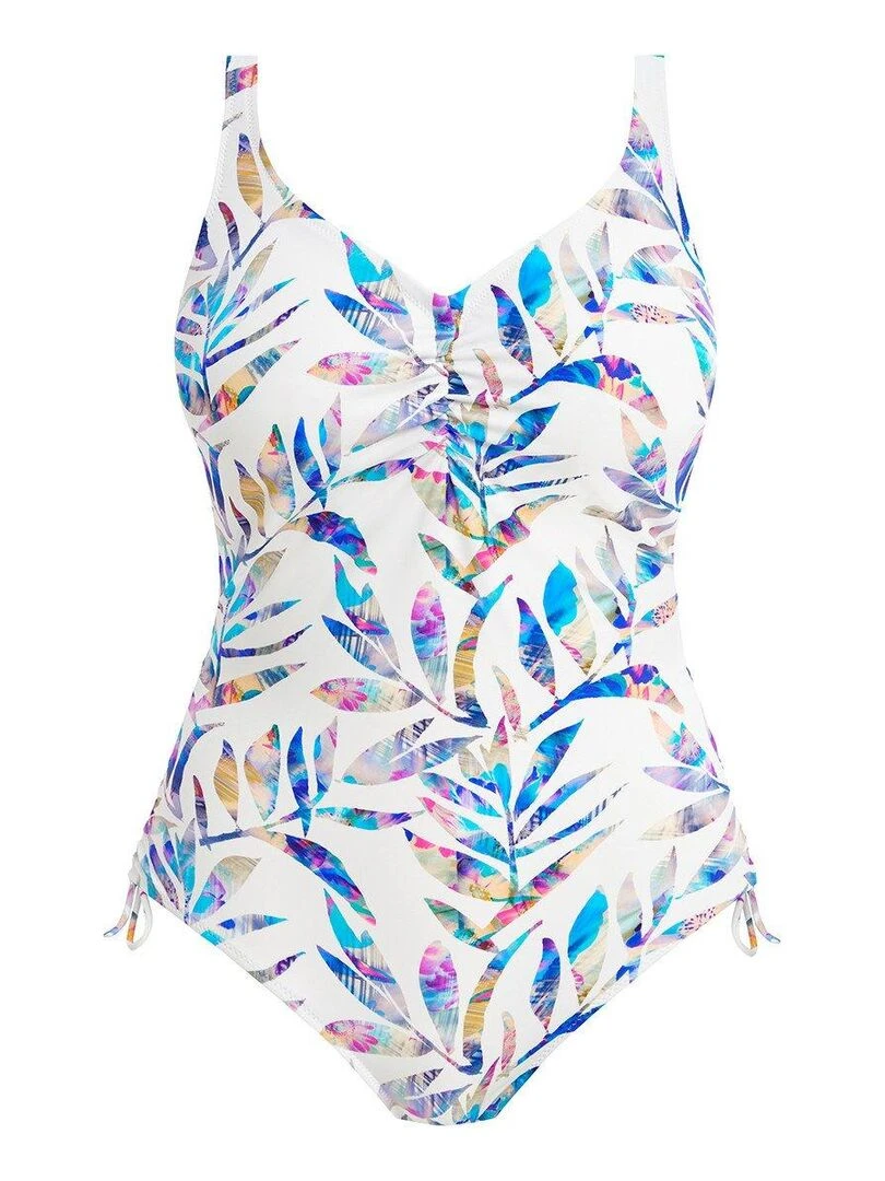 Maillot une pièce avec armatures Calypso harbour   Blanc
