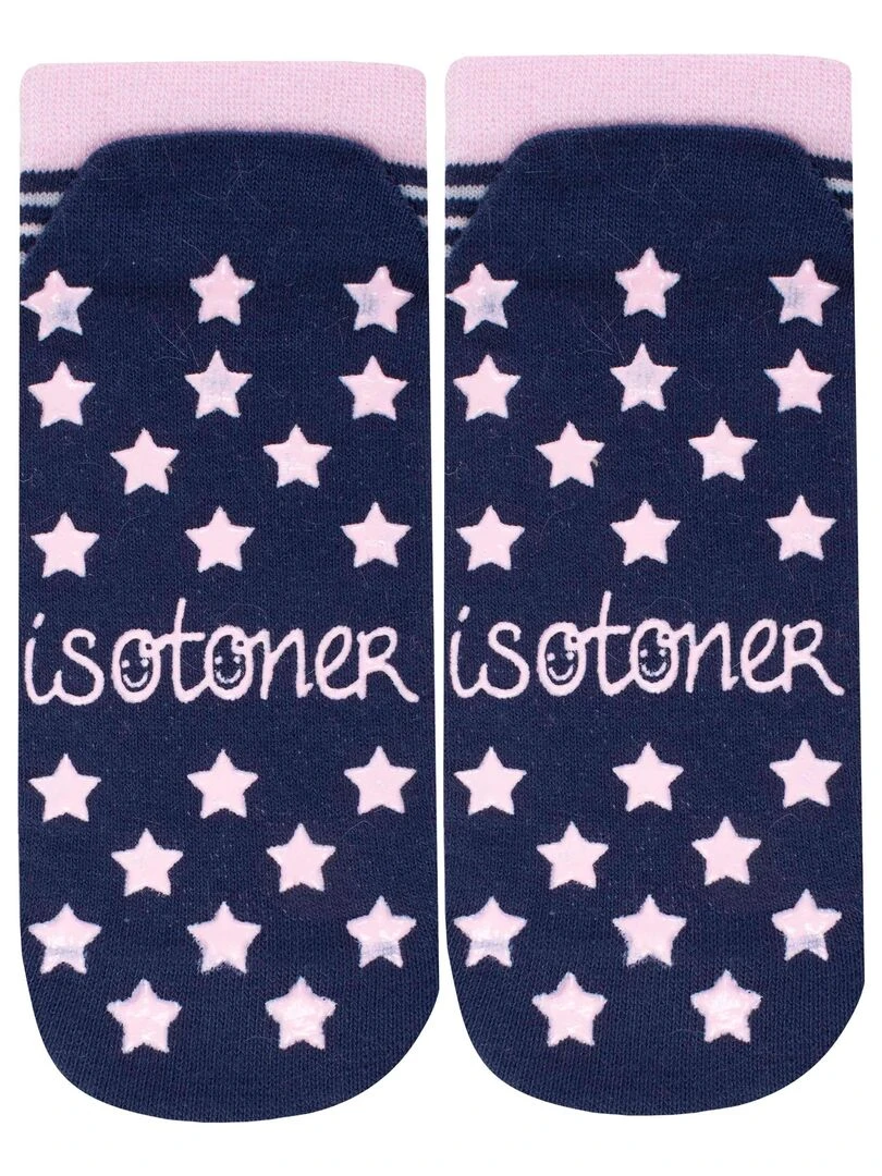 Chaussettes antidérapantes Étoile 27/34   Rose