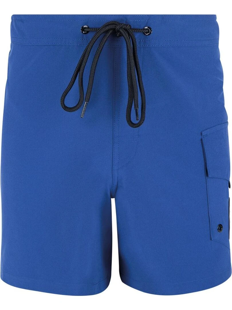 Bermuda de bain medium homme Construction traveler Bleu