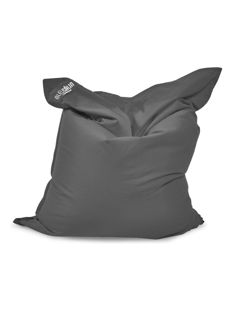 Bleu Câlin   Pouf géant XL d'extérieur résistant aux UV   Anthracite 130x165cm   gris anthracite