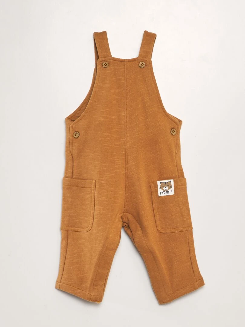 Salopette en molleton Orange