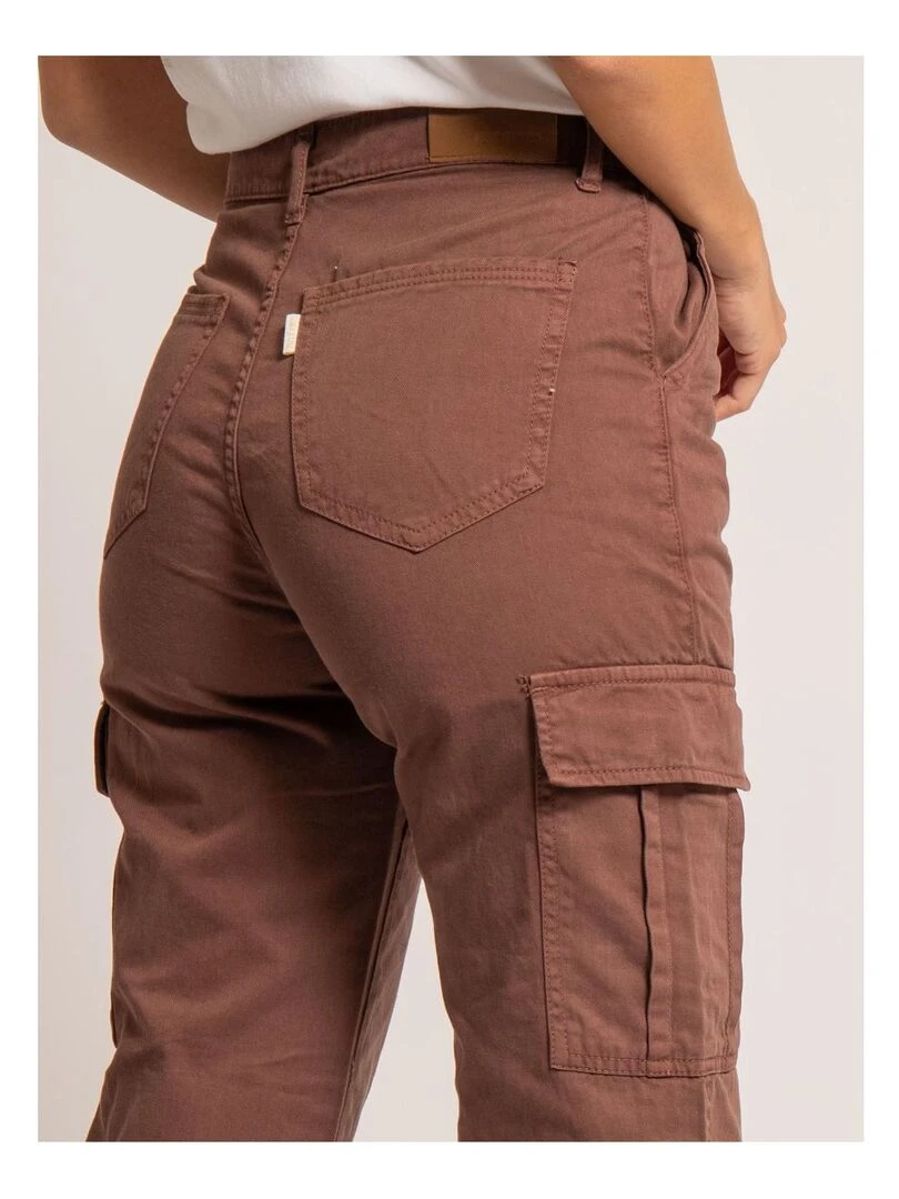 Pantalon cargo ELECTRA   Marron