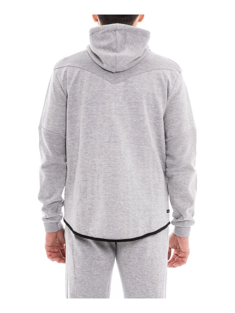 Sweat zippé capuche WOOSTER Gris