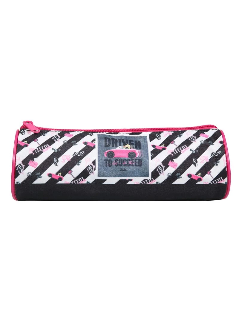 BAGTROTTER Trousse scolaire ronde Barbie Voiture Multicolore
