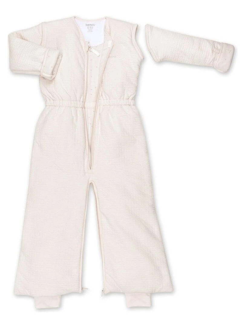 Bemini Gigoteuse jambes séparables Pady tetra Jersey et jersey Blanc cassé