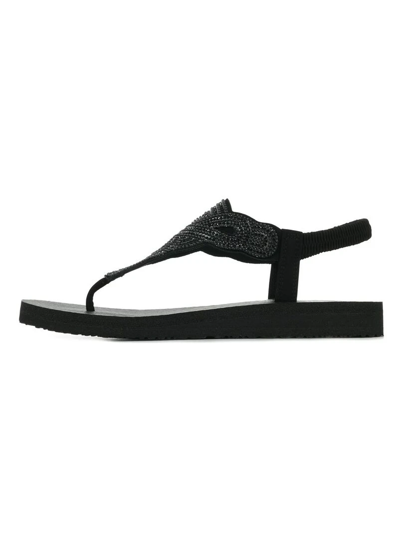 Sandales Skechers Meditation   Pearl Perfection   Noir
