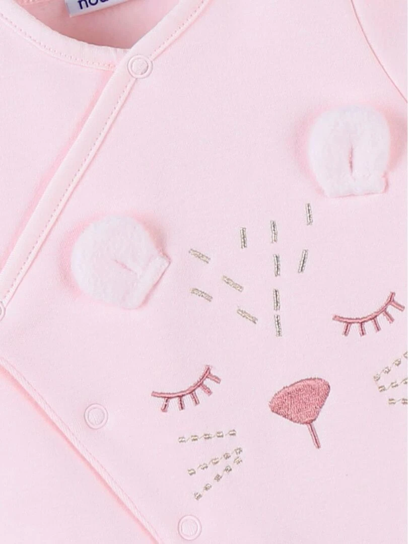 Combi léopard  clair   Noukie's   Rose