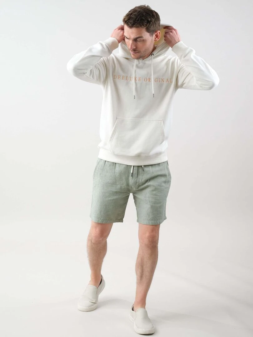 Sweat en jersey french terry pour homme 'Deeluxe' Blanc