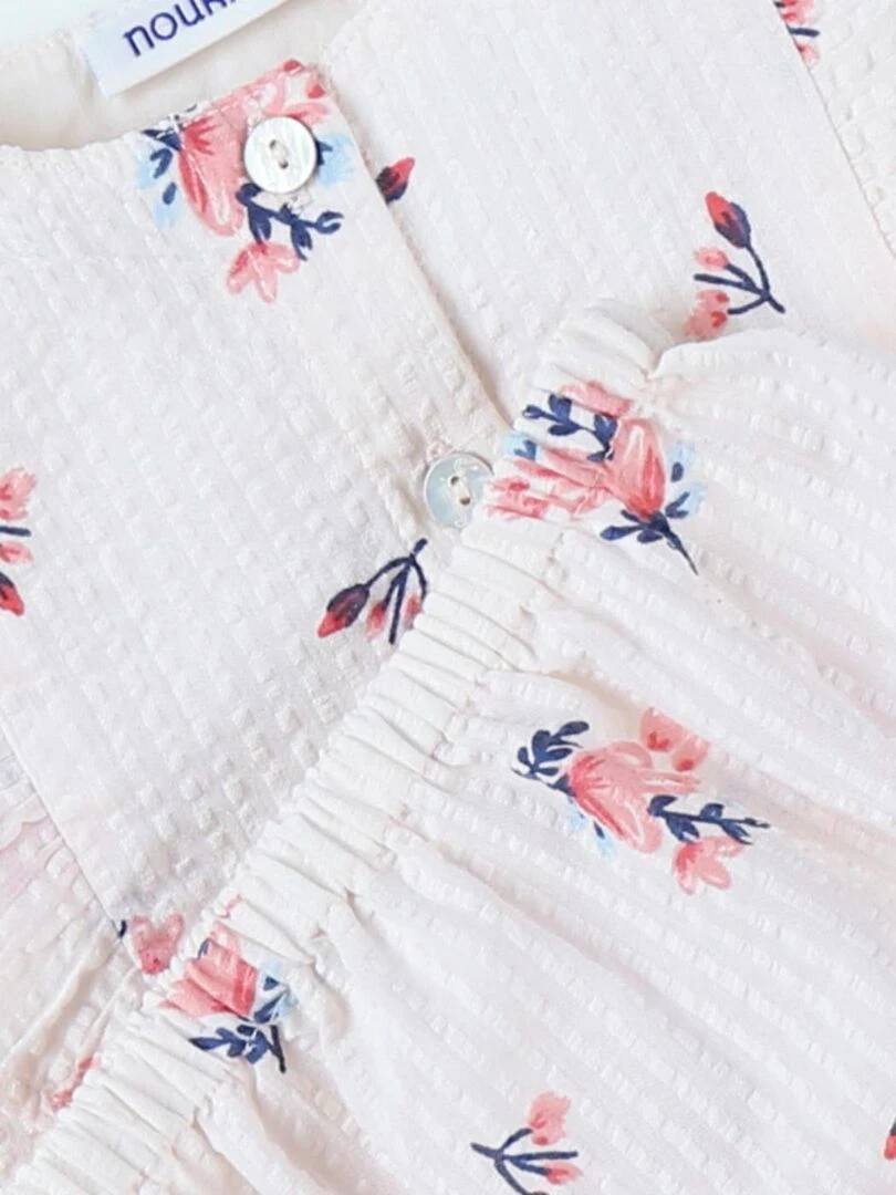 Set robe + bloomer fleuri    Noukie's   Rose