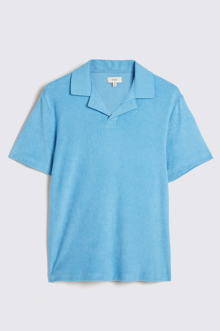 Linen Blend Pink Skipper Polo   Buy Online at Moss