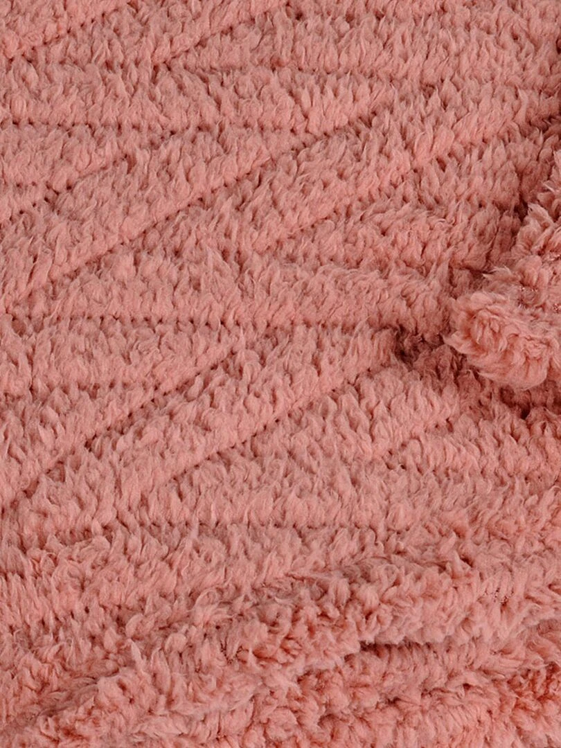Plaid graphique et coloré Rose clair