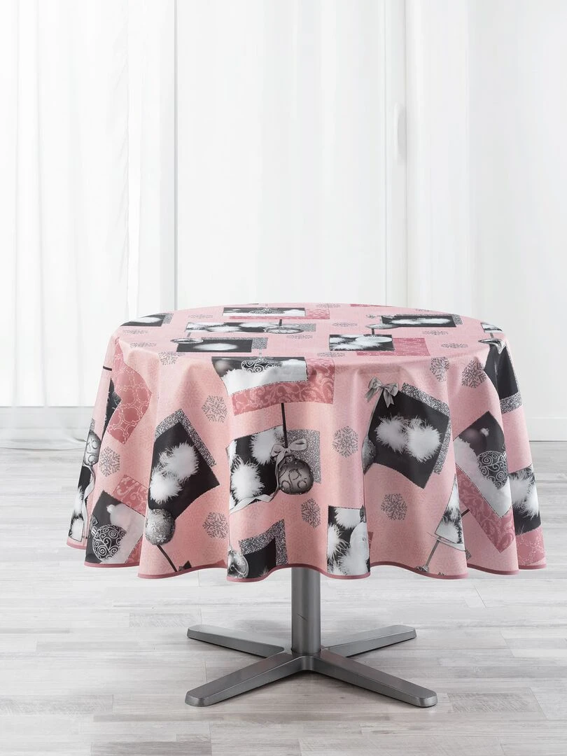 Nappe Collection Noel Cotina hiver Gris
