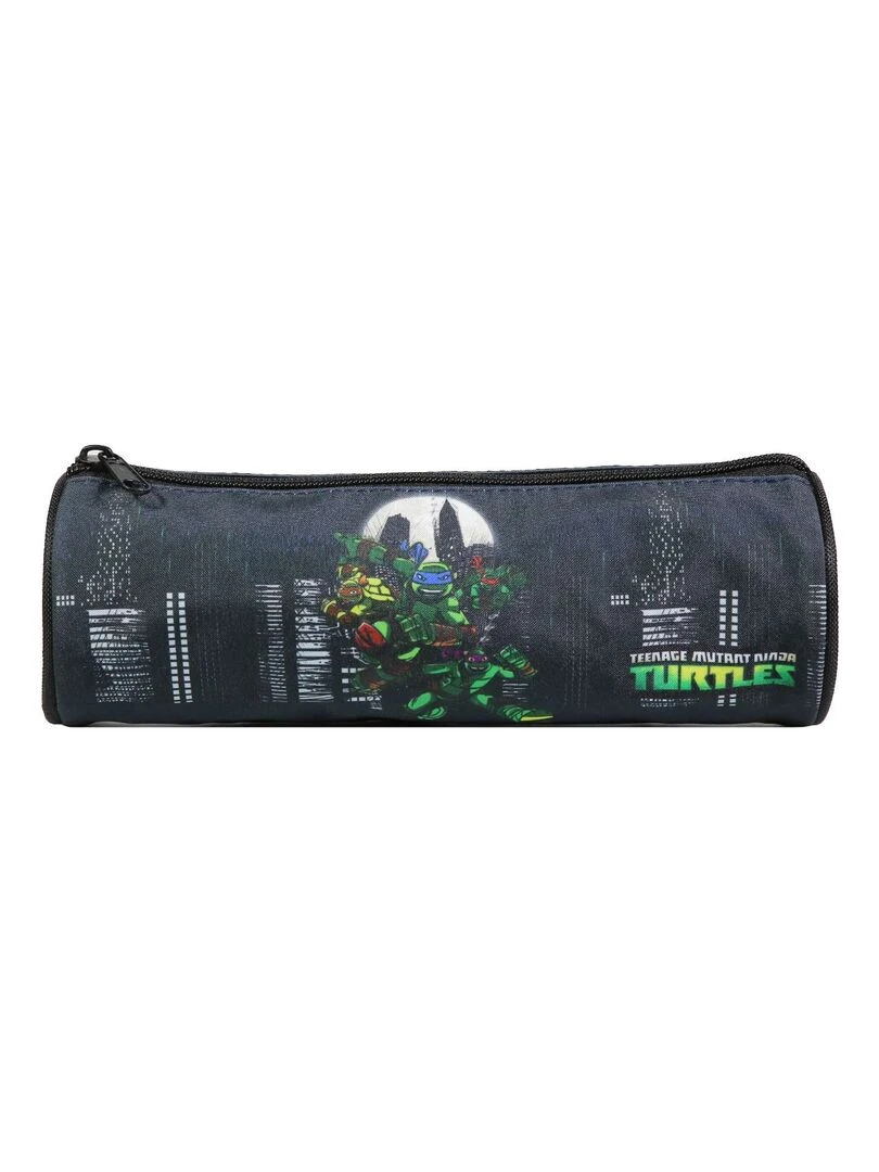BAGTROTTER Trousse scolaire ronde Tortues Ninja Noire Noir
