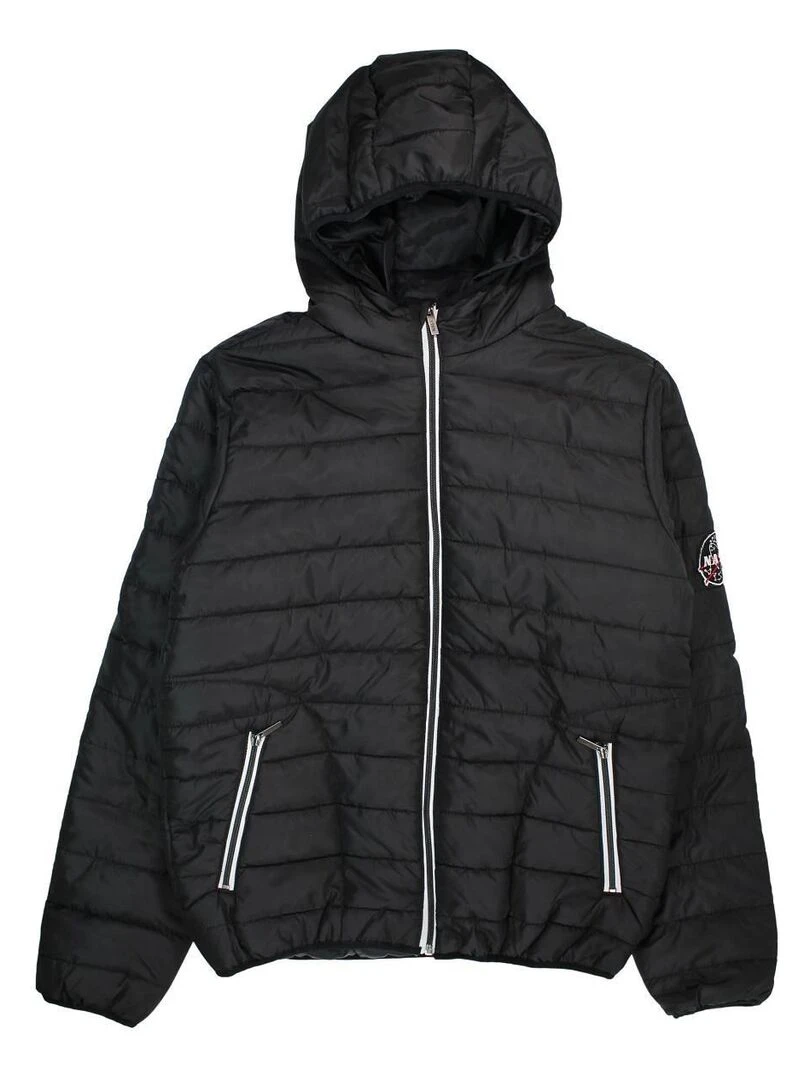 Nasa Parka homme imprimé logo Noir