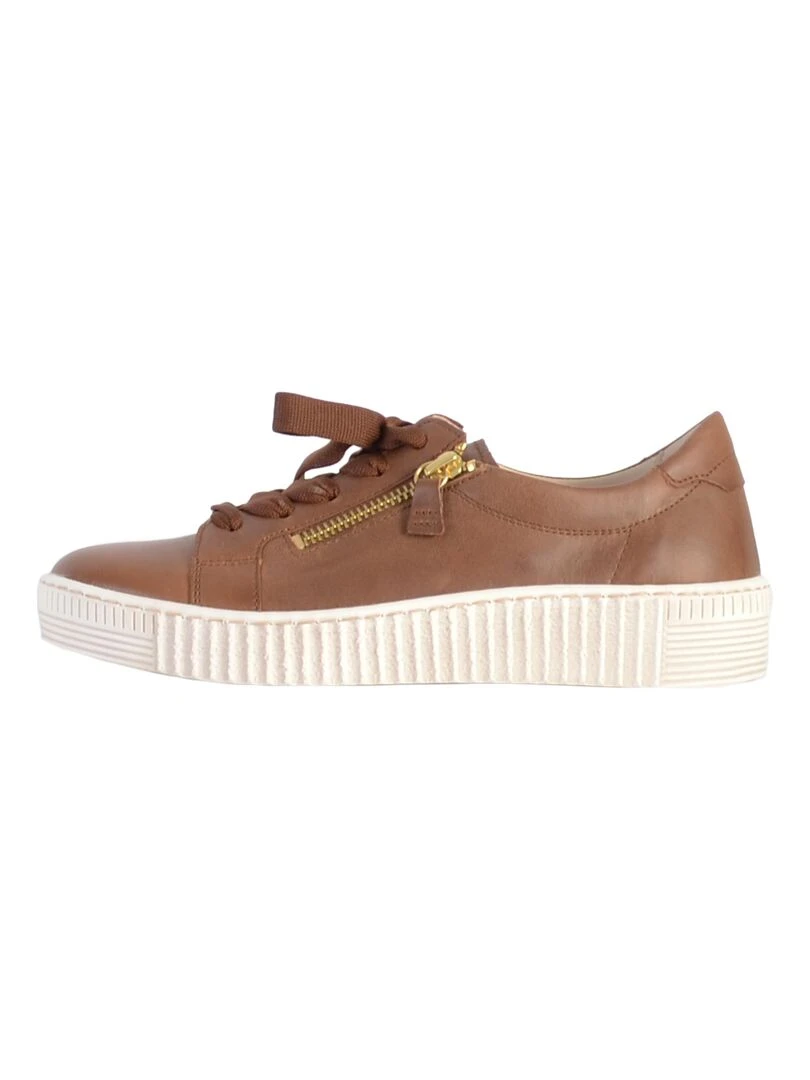 Basket Cuir Gabor Cuoio Marron