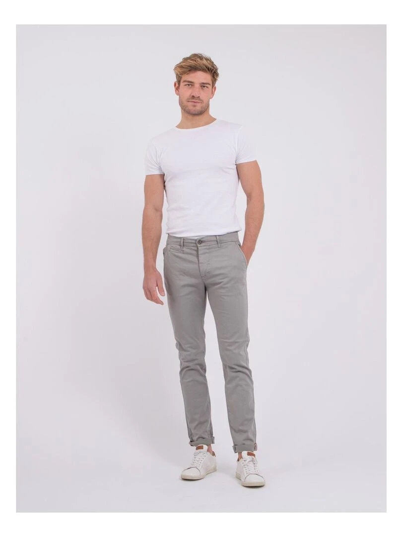 Pantalon chino CALES   Gris