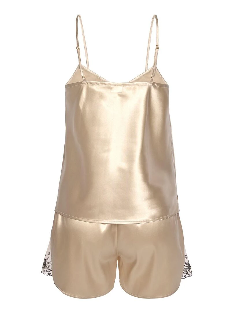 Pyjama short caraco Capsule   Jaune