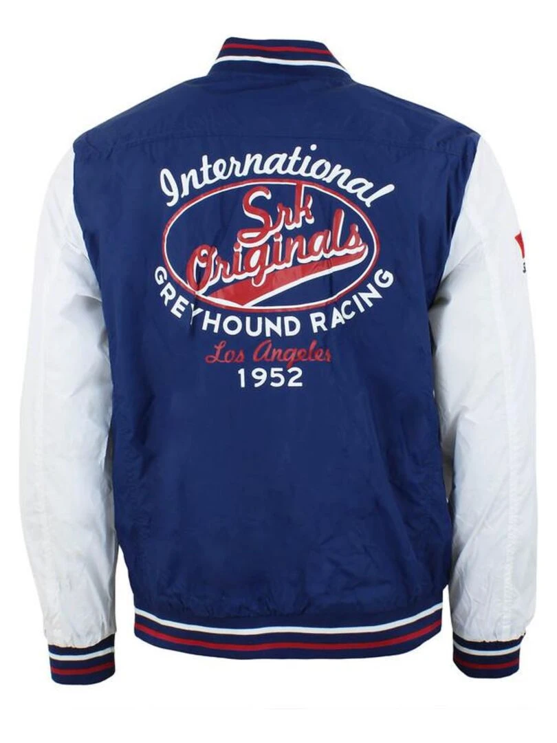 Blouson léger style teddy garçon EVANS SRK Bleu marine