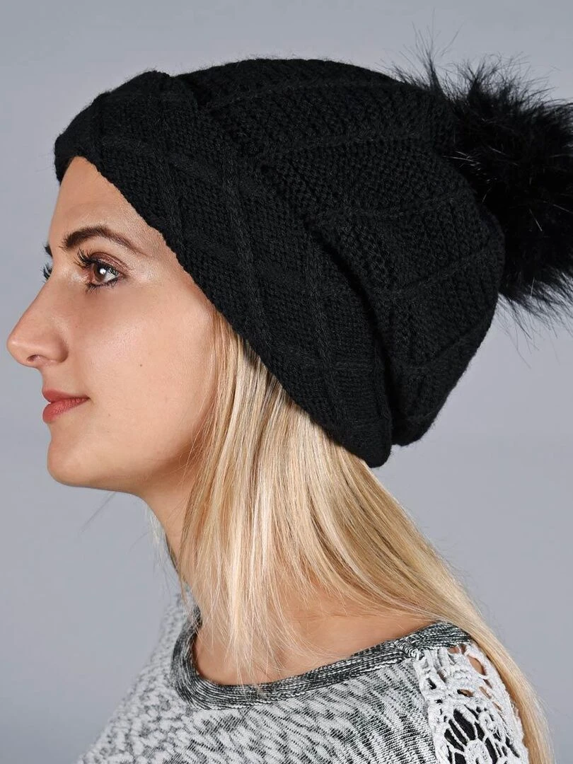 Bonnet Komin Made in UE Noir