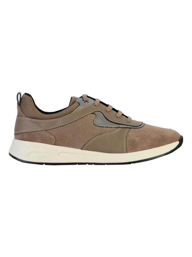 Basket Cuir Geox Bulmya* Beige