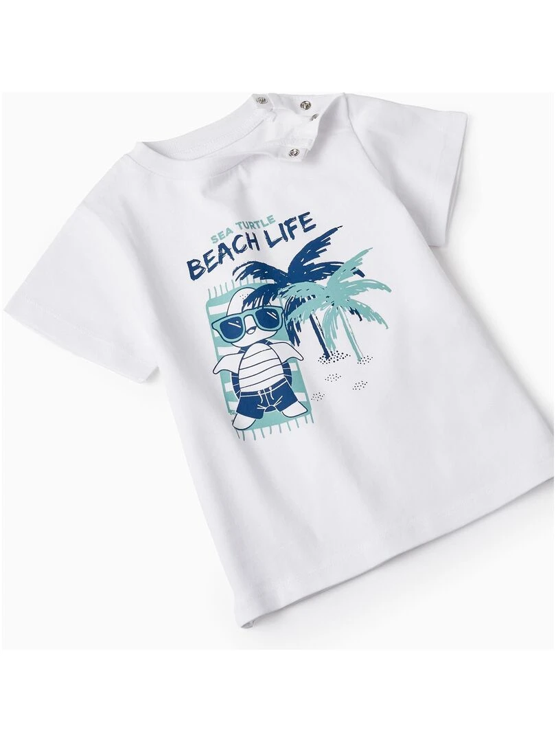 Ensemble De 3 Pièces Pour Bébé Garçon 'Plage'  EXPLORING AUSTRALIA   Bleu foncé