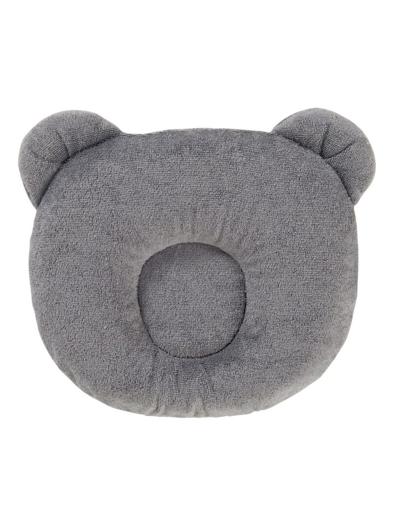 Candide Coussin cale tête bébé P'tit Panda Gris foncé Gris foncé