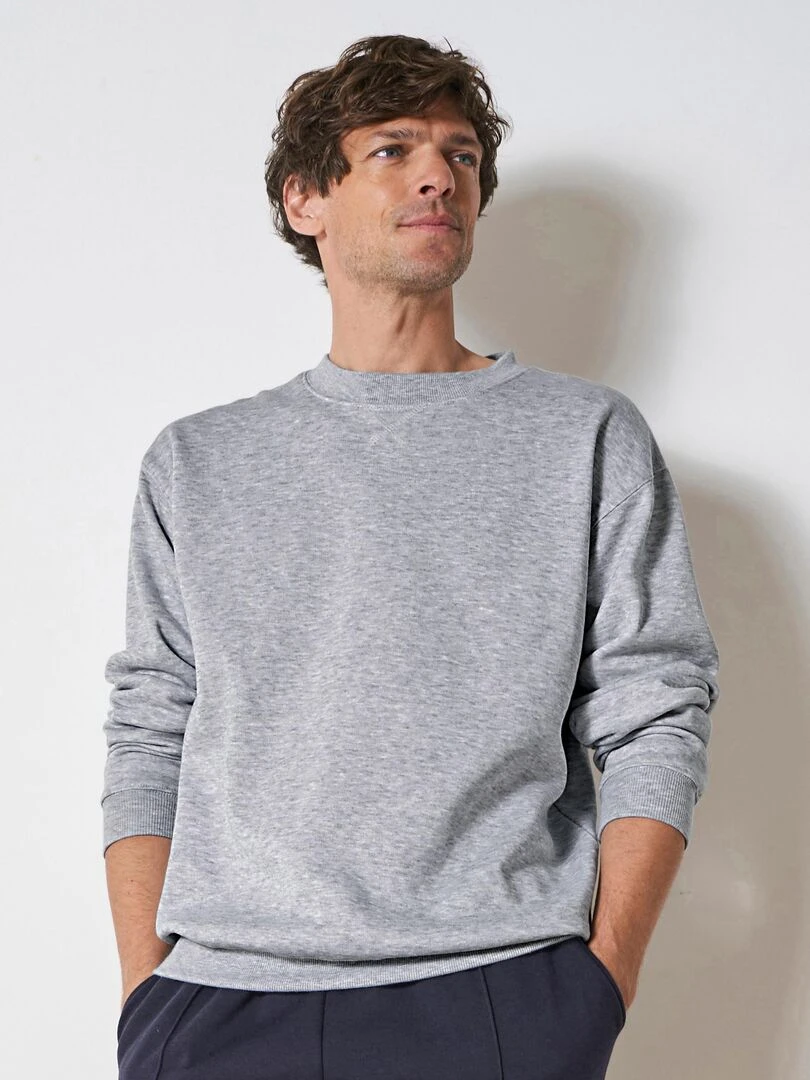Sweat molleton Damart Gris