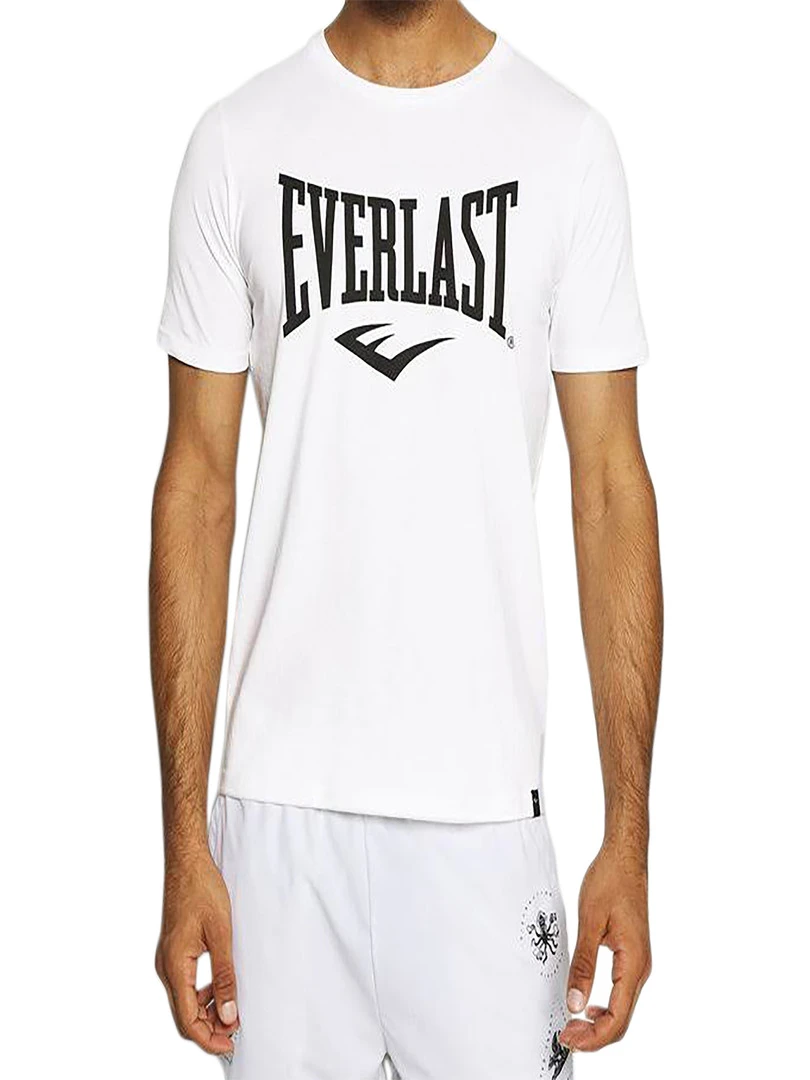Tee Shirt Manche Courte Everlast Russel   Blanc