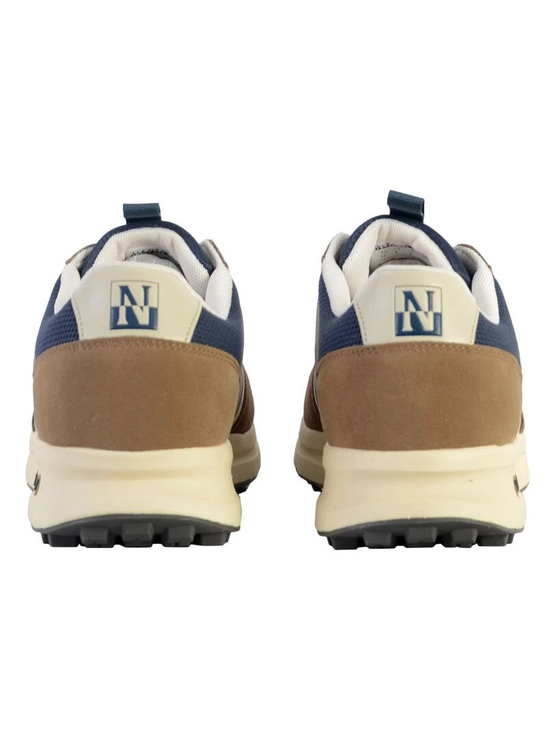 Basket Basse Cuir Napapijri Late   Beige