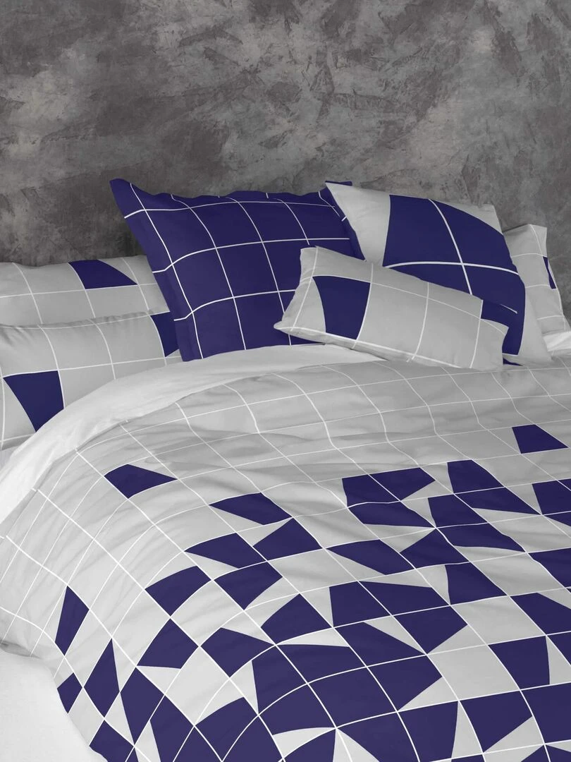 Housse de coussin Structure "Happyfriday"   Blanc