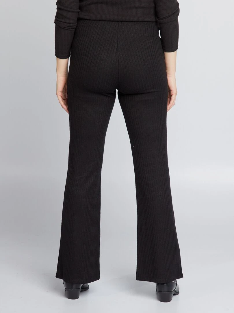 Pantalon grossesse côtelé bootcut/flare   noir