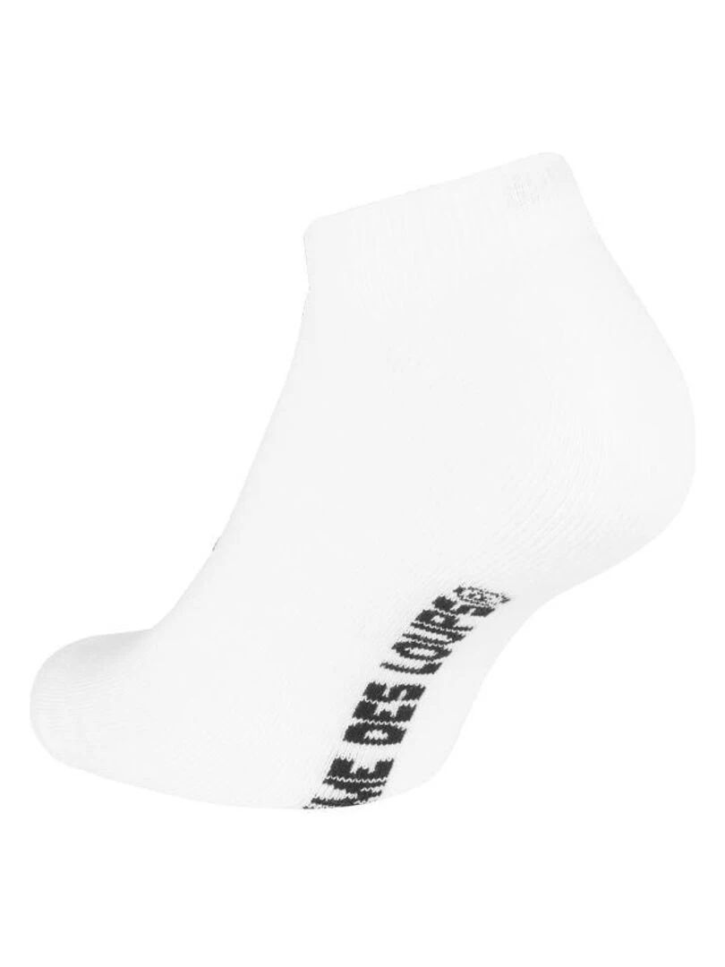 Lot de 2 paires de tiges courtes uni Comme Des Loups Blanc