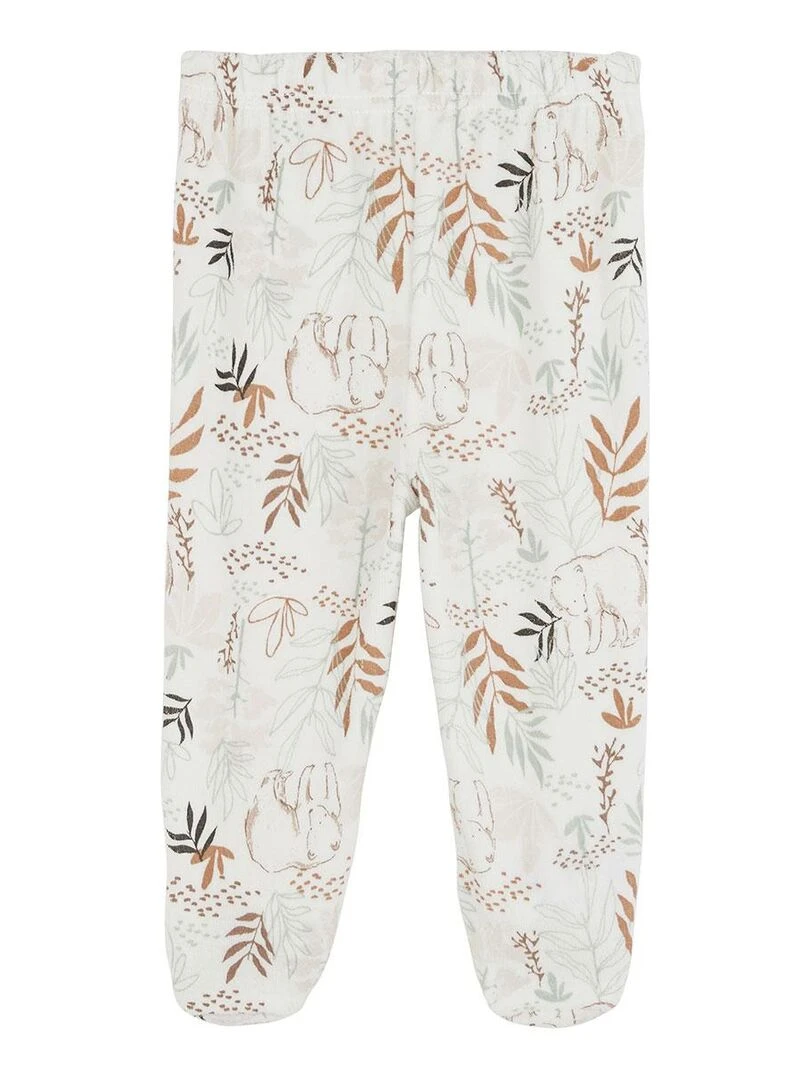 Pyjama bébé 2 pièces en velours Malo   Marron