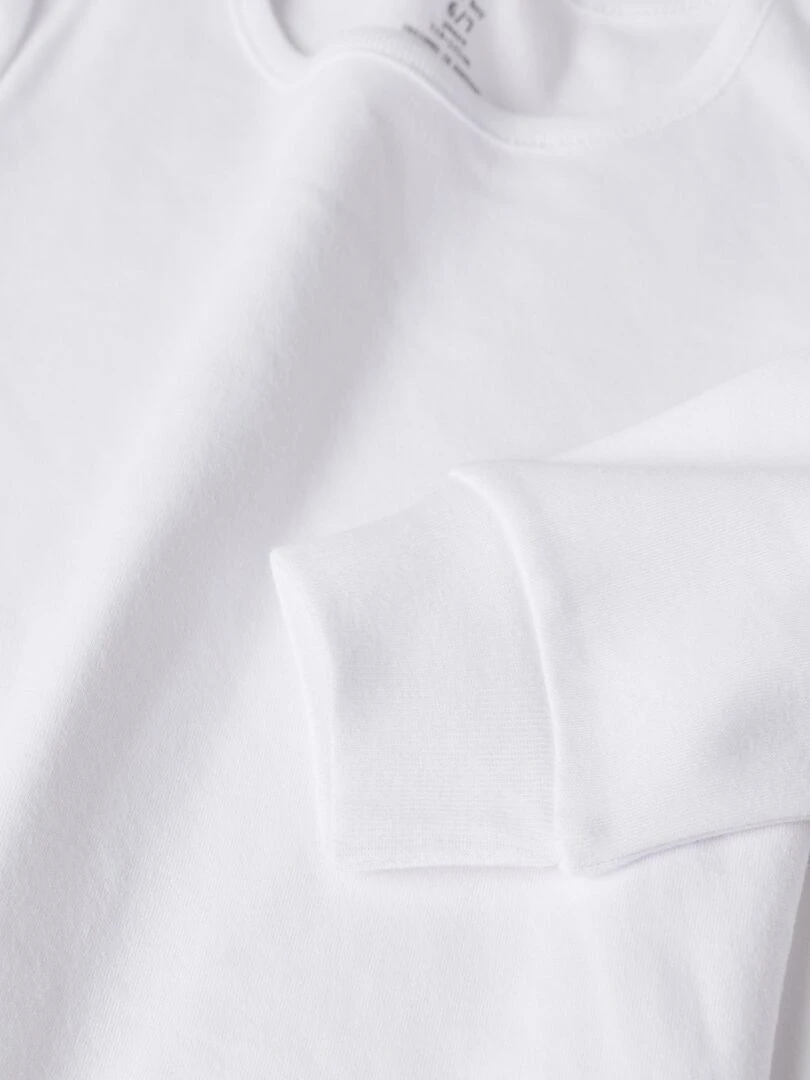 Pack 3 Maillots de Corps avec Effet Thermique pour Enfant  ESSENTIALS LINE   Blanc