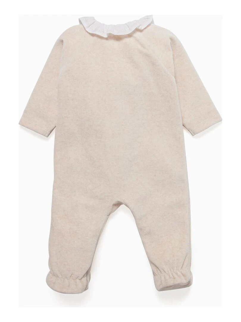 Pyjama manches longues egyptian dreams 'Zippy' Beige clair