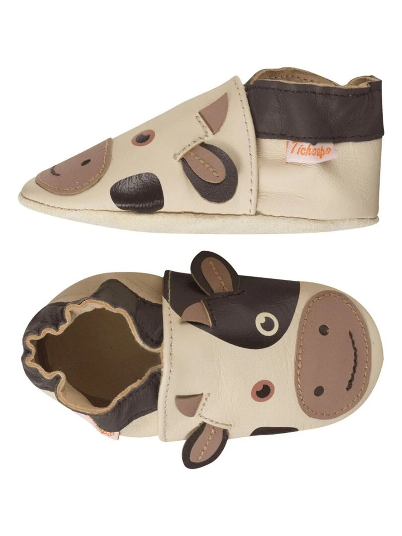 Cache cache la vache Beige