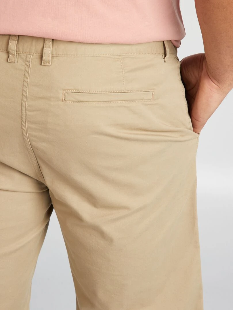 Bermuda chino   Beige