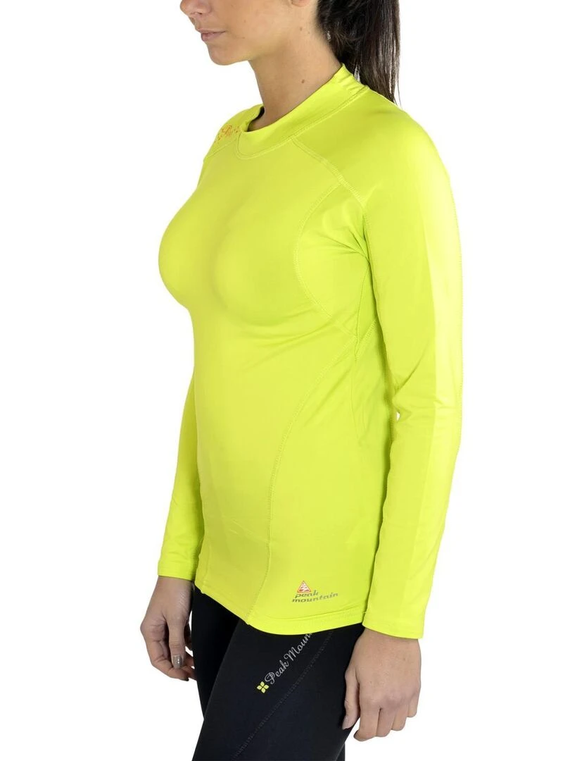 Top technique femme ANA   Jaune