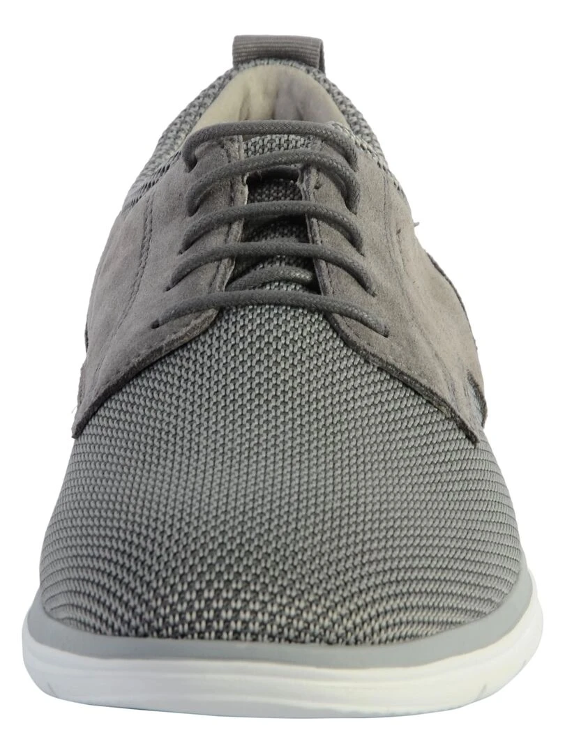 Basket Cuir Geox Sirmione   Gris