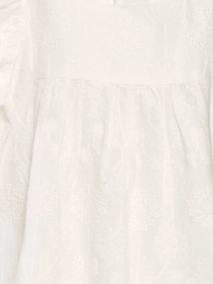 Blouse avec broderie   blanc