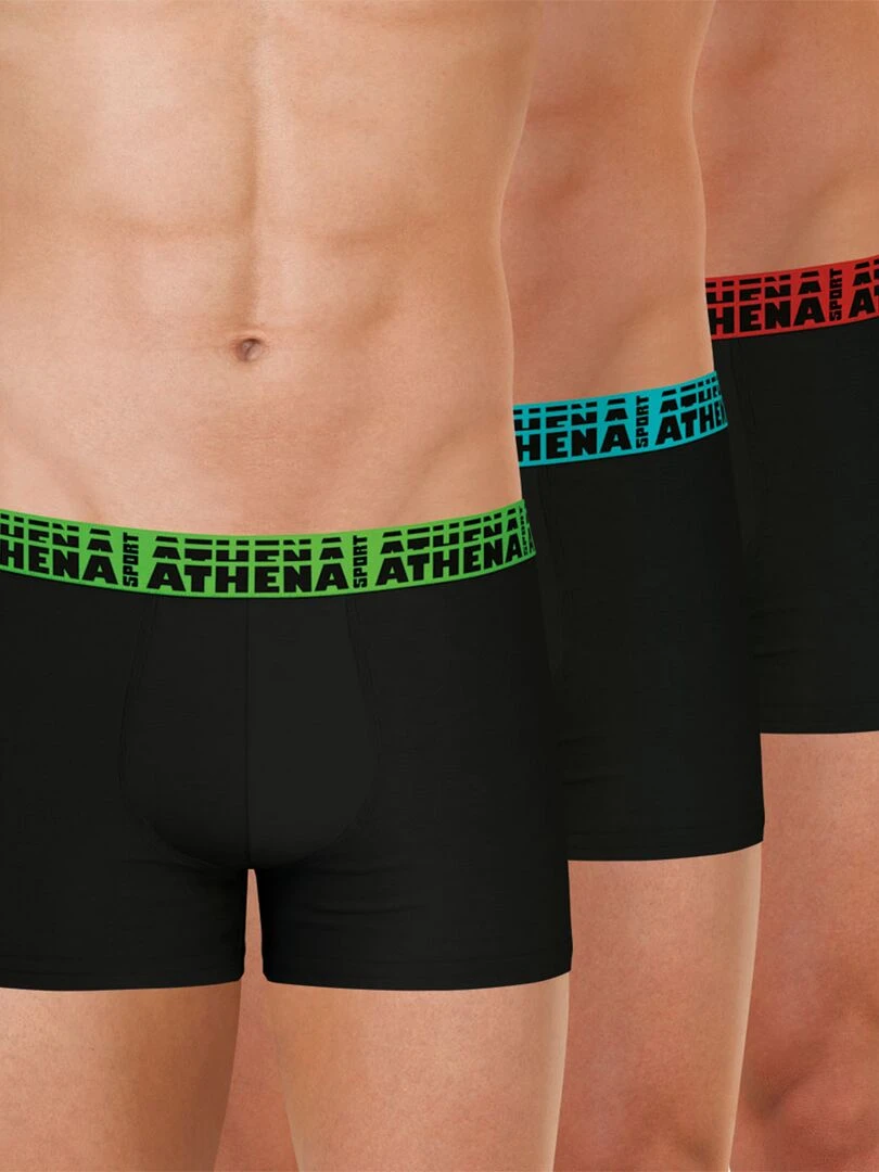 Lot de 3 boxers homme Easy Sport Noir