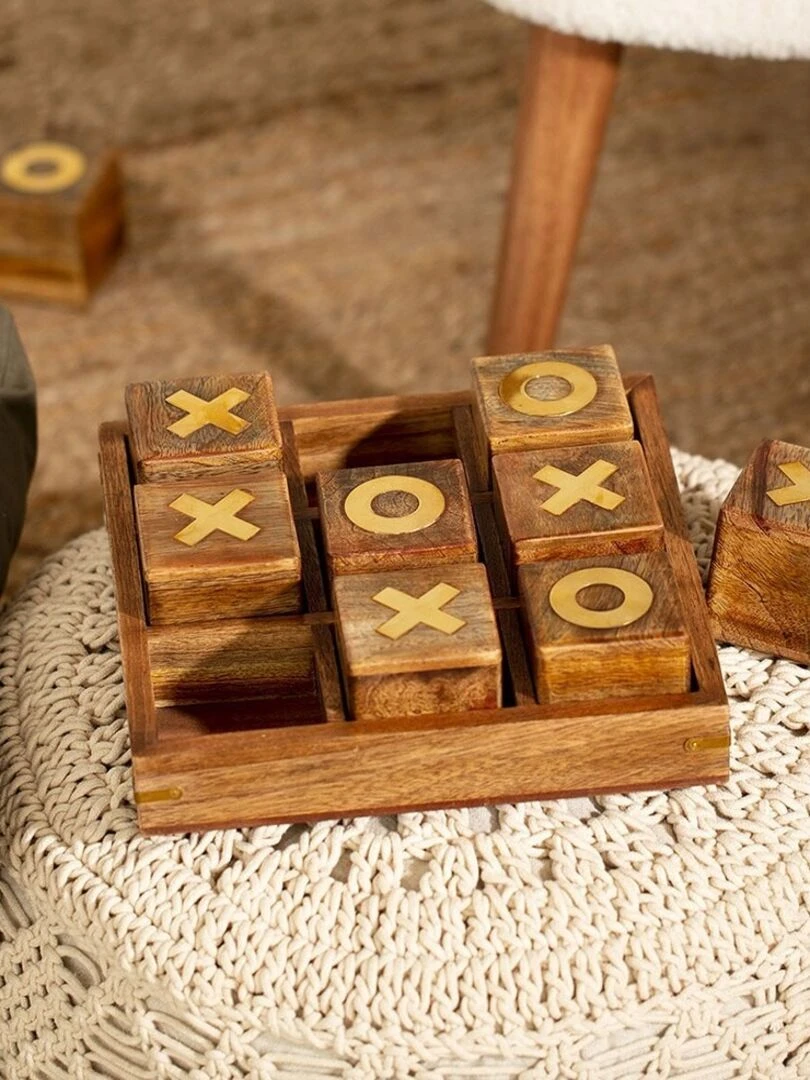 Jeu morpion bois 23x23   N/A
