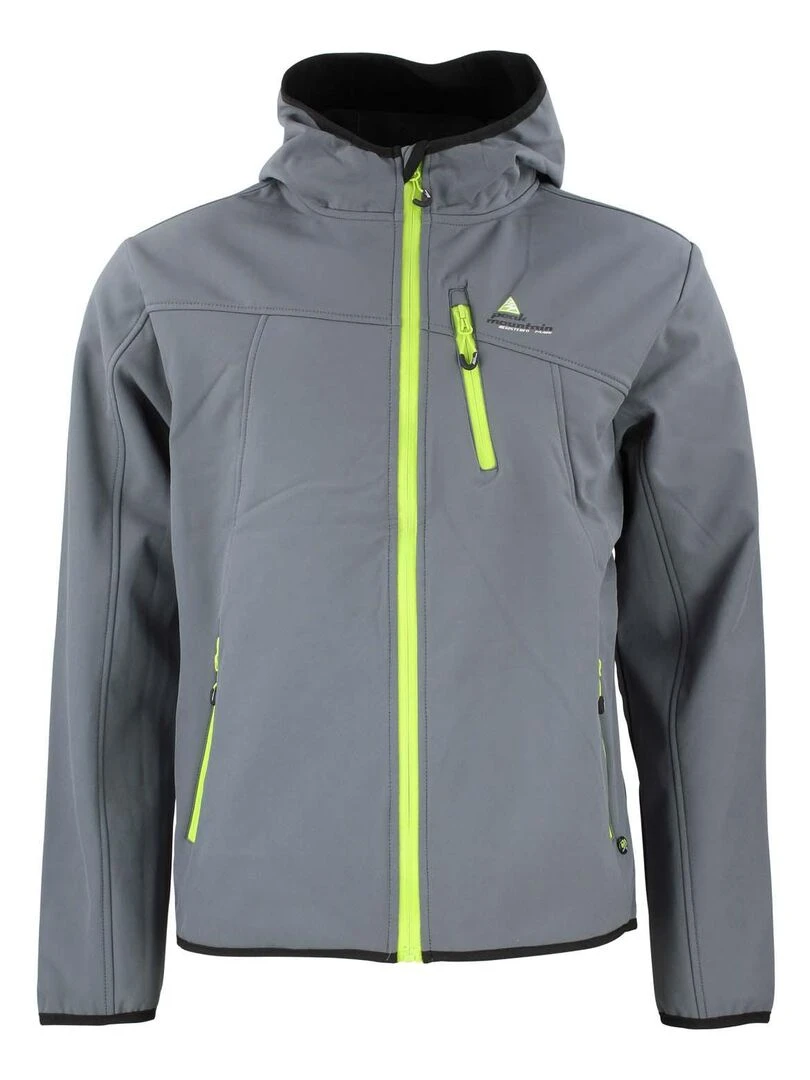 Blouson softshell homme CAMSO PEAK MOUNTAIN Gris